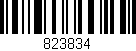 Código de barras (EAN, GTIN, SKU, ISBN): '823834'