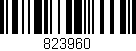 Código de barras (EAN, GTIN, SKU, ISBN): '823960'