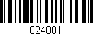 Código de barras (EAN, GTIN, SKU, ISBN): '824001'