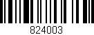 Código de barras (EAN, GTIN, SKU, ISBN): '824003'