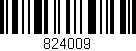Código de barras (EAN, GTIN, SKU, ISBN): '824009'