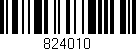Código de barras (EAN, GTIN, SKU, ISBN): '824010'