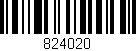 Código de barras (EAN, GTIN, SKU, ISBN): '824020'