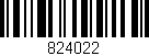 Código de barras (EAN, GTIN, SKU, ISBN): '824022'