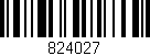 Código de barras (EAN, GTIN, SKU, ISBN): '824027'
