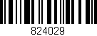 Código de barras (EAN, GTIN, SKU, ISBN): '824029'