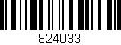 Código de barras (EAN, GTIN, SKU, ISBN): '824033'