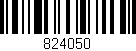 Código de barras (EAN, GTIN, SKU, ISBN): '824050'