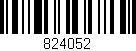Código de barras (EAN, GTIN, SKU, ISBN): '824052'