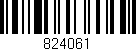 Código de barras (EAN, GTIN, SKU, ISBN): '824061'
