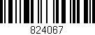 Código de barras (EAN, GTIN, SKU, ISBN): '824067'