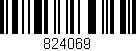 Código de barras (EAN, GTIN, SKU, ISBN): '824069'