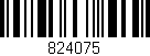 Código de barras (EAN, GTIN, SKU, ISBN): '824075'
