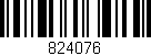 Código de barras (EAN, GTIN, SKU, ISBN): '824076'