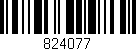 Código de barras (EAN, GTIN, SKU, ISBN): '824077'