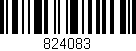 Código de barras (EAN, GTIN, SKU, ISBN): '824083'