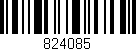 Código de barras (EAN, GTIN, SKU, ISBN): '824085'