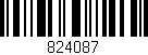 Código de barras (EAN, GTIN, SKU, ISBN): '824087'