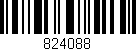 Código de barras (EAN, GTIN, SKU, ISBN): '824088'