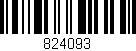 Código de barras (EAN, GTIN, SKU, ISBN): '824093'