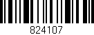 Código de barras (EAN, GTIN, SKU, ISBN): '824107'