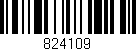 Código de barras (EAN, GTIN, SKU, ISBN): '824109'