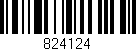 Código de barras (EAN, GTIN, SKU, ISBN): '824124'