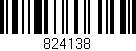 Código de barras (EAN, GTIN, SKU, ISBN): '824138'