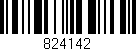 Código de barras (EAN, GTIN, SKU, ISBN): '824142'