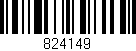Código de barras (EAN, GTIN, SKU, ISBN): '824149'