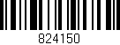 Código de barras (EAN, GTIN, SKU, ISBN): '824150'