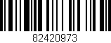 Código de barras (EAN, GTIN, SKU, ISBN): '82420973'