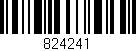 Código de barras (EAN, GTIN, SKU, ISBN): '824241'