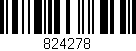 Código de barras (EAN, GTIN, SKU, ISBN): '824278'