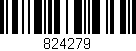 Código de barras (EAN, GTIN, SKU, ISBN): '824279'