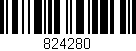 Código de barras (EAN, GTIN, SKU, ISBN): '824280'