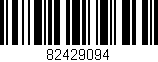 Código de barras (EAN, GTIN, SKU, ISBN): '82429094'