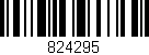 Código de barras (EAN, GTIN, SKU, ISBN): '824295'