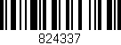 Código de barras (EAN, GTIN, SKU, ISBN): '824337'