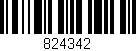Código de barras (EAN, GTIN, SKU, ISBN): '824342'