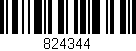Código de barras (EAN, GTIN, SKU, ISBN): '824344'