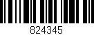 Código de barras (EAN, GTIN, SKU, ISBN): '824345'