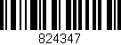 Código de barras (EAN, GTIN, SKU, ISBN): '824347'