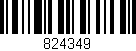 Código de barras (EAN, GTIN, SKU, ISBN): '824349'