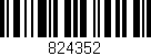 Código de barras (EAN, GTIN, SKU, ISBN): '824352'