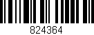 Código de barras (EAN, GTIN, SKU, ISBN): '824364'