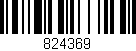 Código de barras (EAN, GTIN, SKU, ISBN): '824369'