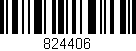 Código de barras (EAN, GTIN, SKU, ISBN): '824406'
