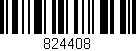 Código de barras (EAN, GTIN, SKU, ISBN): '824408'