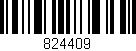 Código de barras (EAN, GTIN, SKU, ISBN): '824409'
